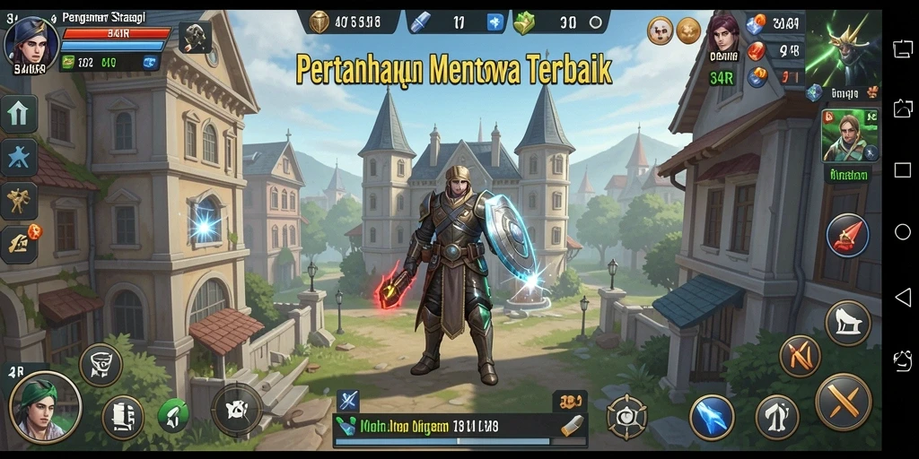 Gameplay menarik 34R di dunia Tower Defense.