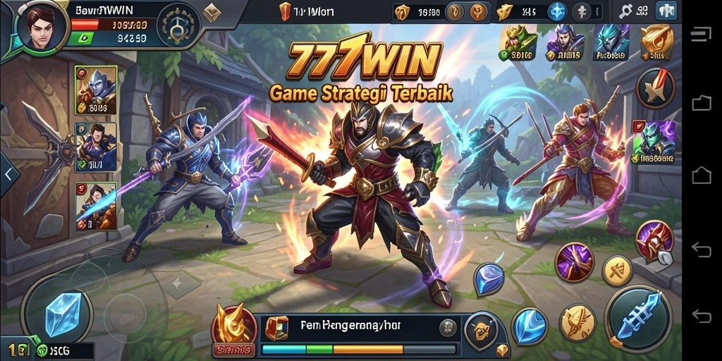 Tangkapan layar gameplay <strong>777WIN</strong> menampilkan pertempuran strategis yang mendebarkan.