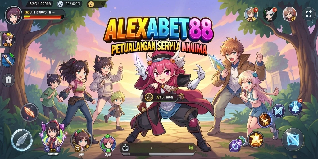 Gameplay seru ALEXABET88 dengan karakter-karakter Anime yang mengagumkan.