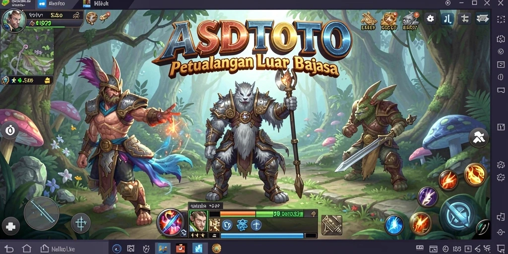 Tangkapan layar ASDTOTO menunjukkan aksi seru dalam gameplay RPG.