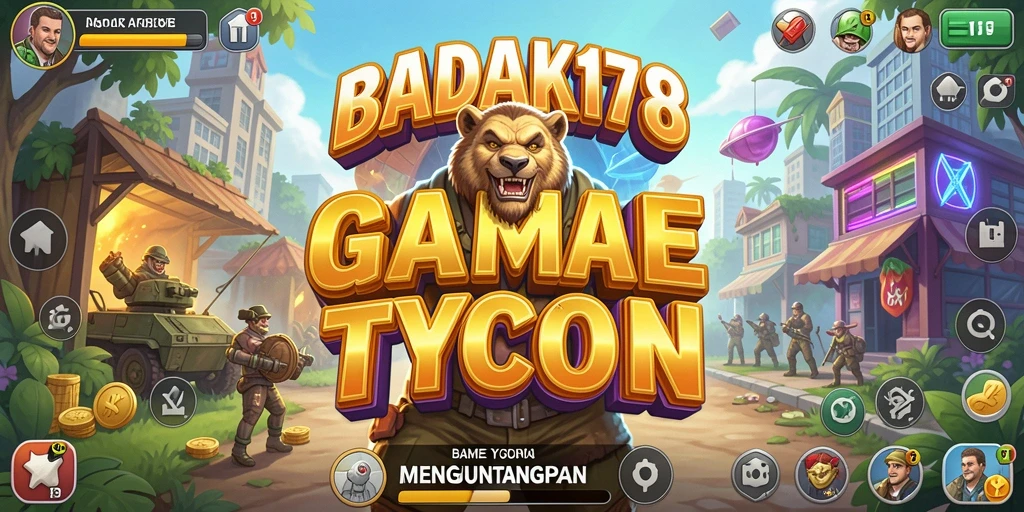 Gameplay BADAK178 yang seru dalam mengelola bisnis.