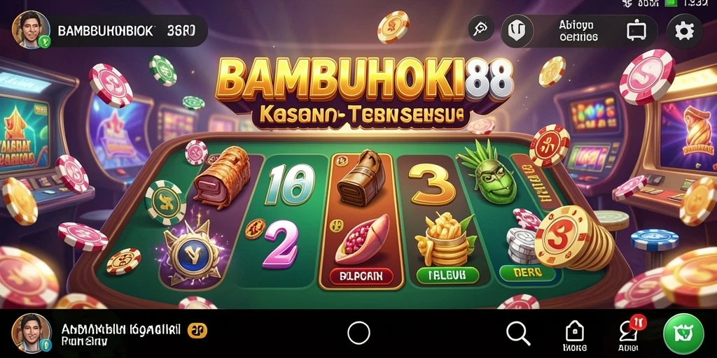 Screenshot gameplay BAMBUHOKI88 yang menunjukkan keseruan bermain kasino.