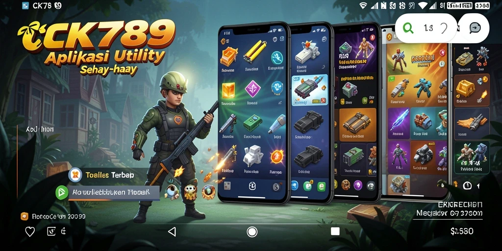 Tampilan pengguna CK789 yang intuitif dan efisien.