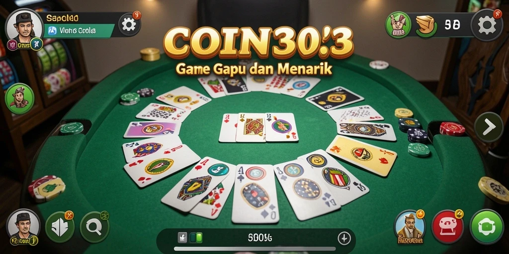 Tampilan gameplay seru dan interaktif permainan Gaple.