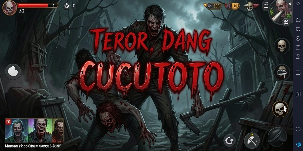 Gameplay CUCUTOTO yang menegangkan dan mencekam.