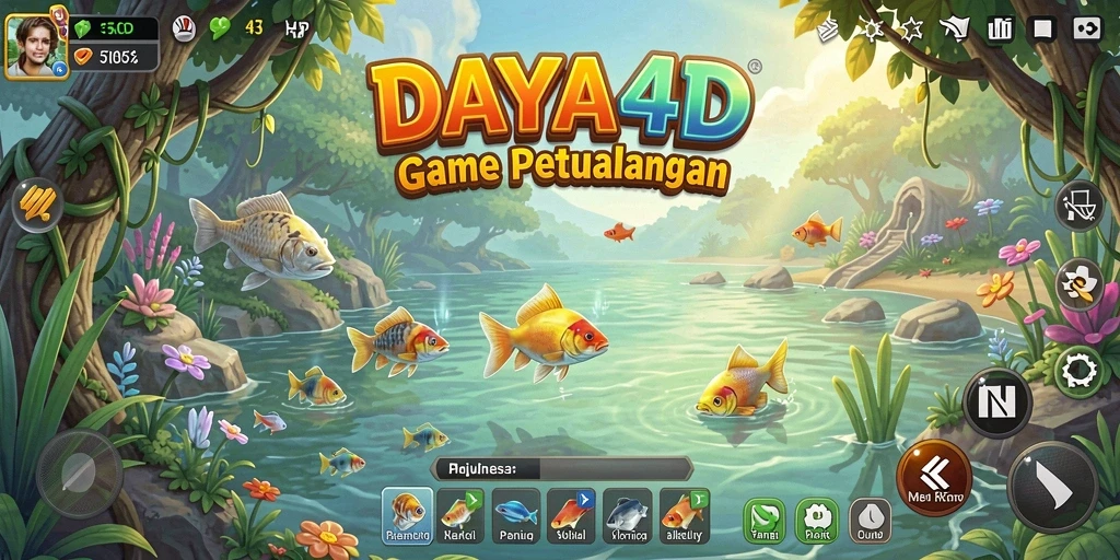 Tangkapan besar dalam permainan DAYA4D yang realistis.