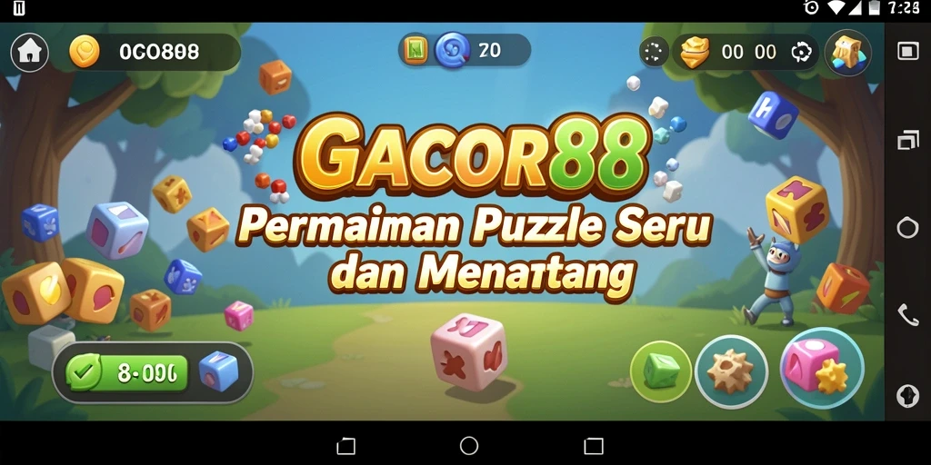 Tampilan gameplay menarik dari GACOR88 dengan berbagai teka-teki seru.