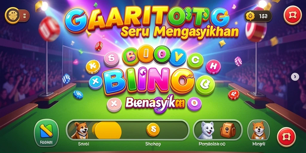 Tampilan gameplay seru dari GARITOTO dengan Bingo yang memukau.