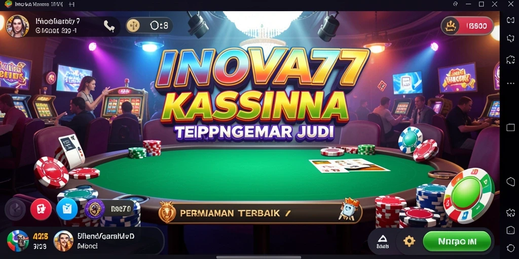 Gameplay Kasino yang mendebarkan dan penuh warna di INOVA77.
