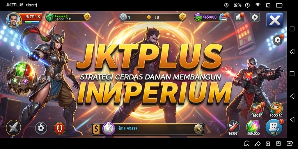 Tampilan antarmuka gameplay JKTPLUS yang seru dan strategis.