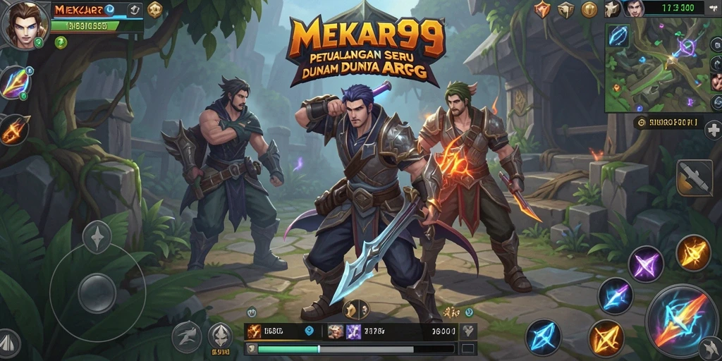 Tampilan grafis memukau dari MEKAR99 dalam gameplay ARPG