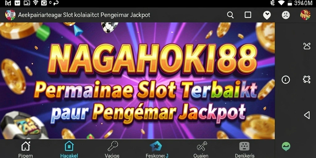 Tampilan gameplay menarik dari NAGAHOKI88 dengan efek visual yang memukau.