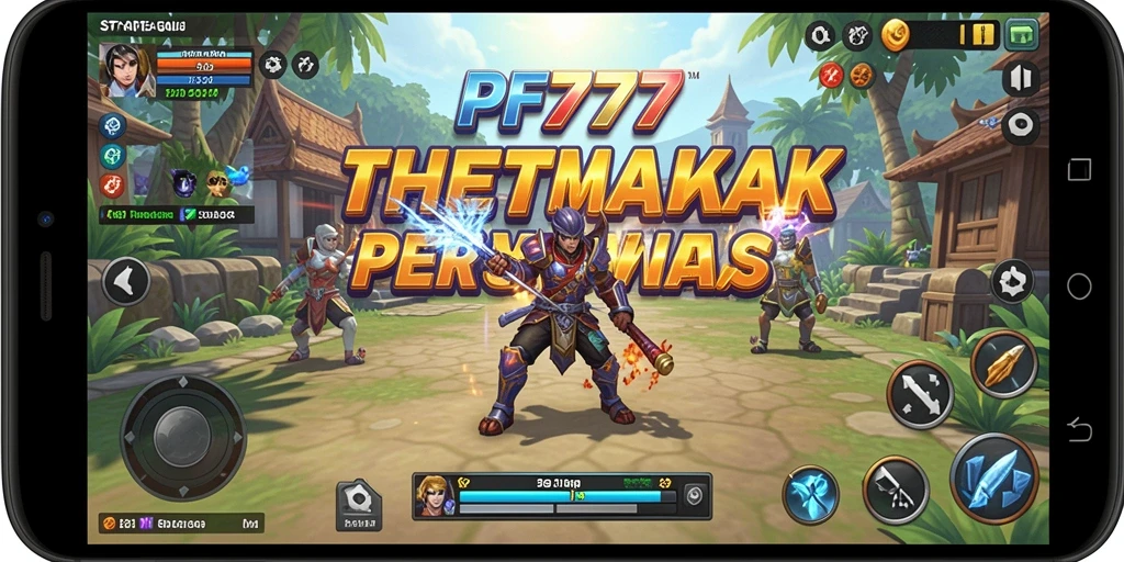 Screenshot gameplay PF777 menunjukkan intensitas pertempuran strategis.