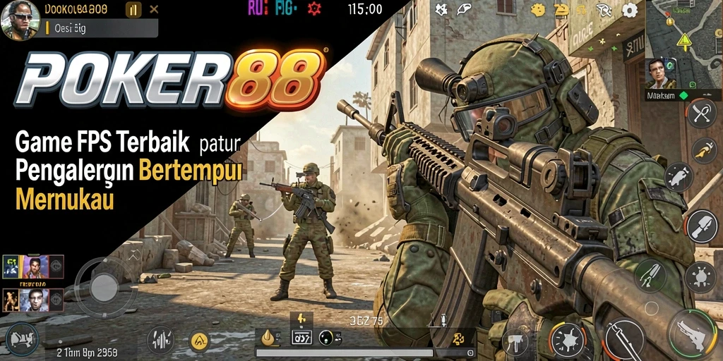 Tampilan gameplay POKER88 yang memukau dengan aksi pertempuran yang intens.