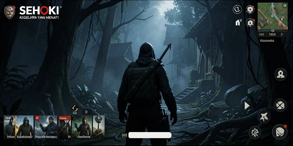 Screenshot menampilkan momen mencekam dari gameplay SEHOKI.