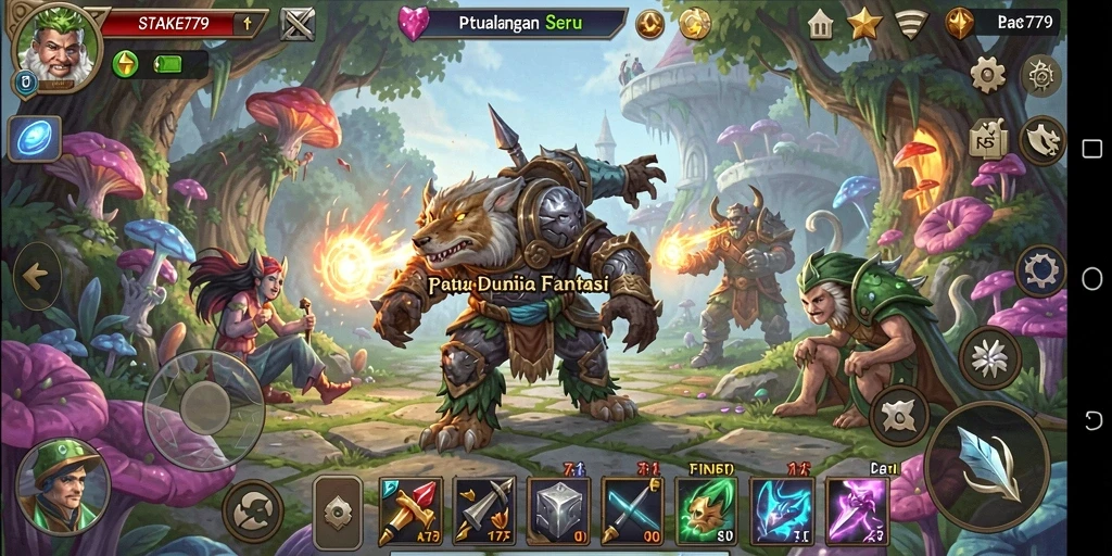 Tampilan gameplay STAKE779 yang menakjubkan dan penuh petualangan.