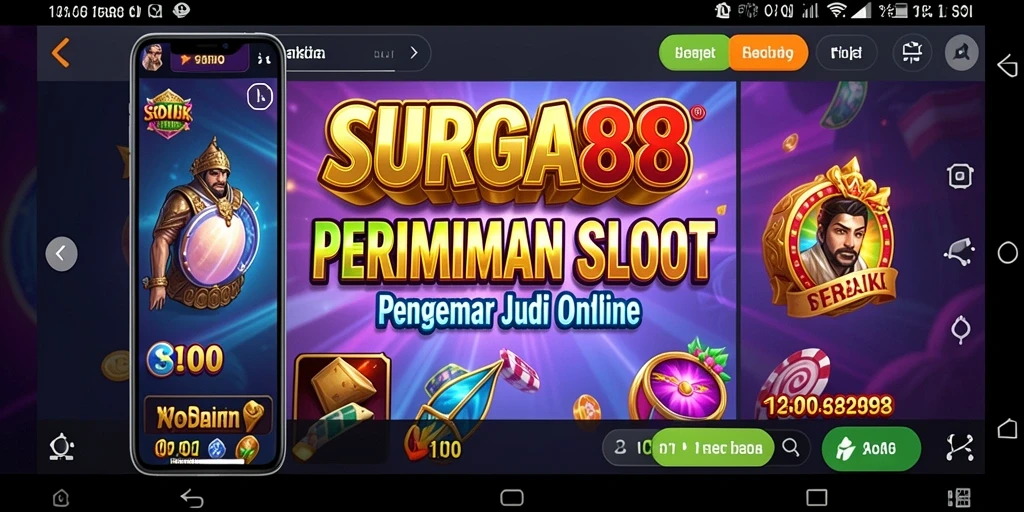 Tampilan gameplay menarik dari SURGA88 dengan efek visual yang menawan.