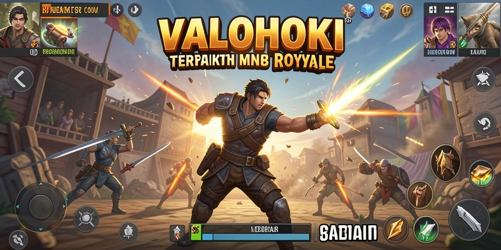 Screenshot gameplay VALOHOKI dengan aksi seru dalam Battle Royale.