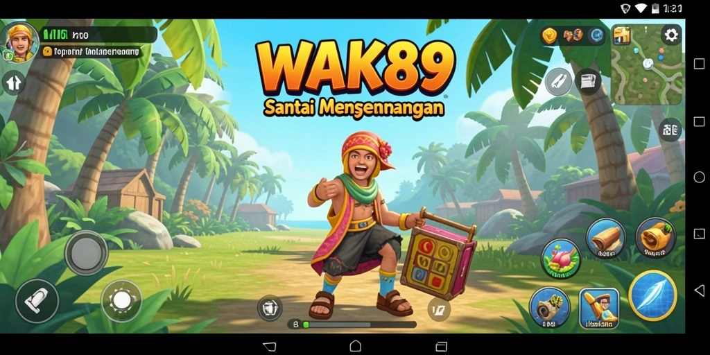 Tampilan gameplay WAK89 yang cerah dan menarik saat dimainkan.